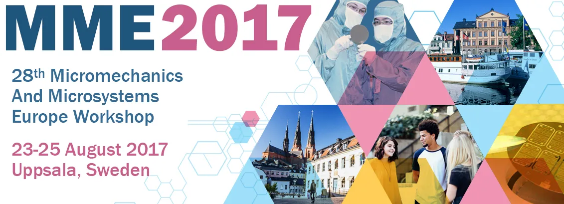 Micromechanics and Microsystems Europe Workshop 2017 Banner