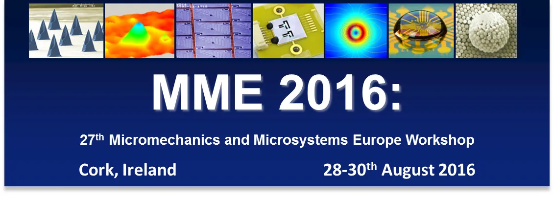Micromechanics and Microsystems Europe Workshop 2016 Icon